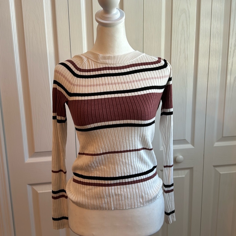 Express long sleeve stripped shirt